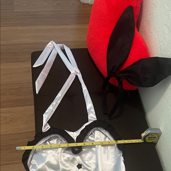 #1577** Bunny Costume with Ears - Black and White - Picture 8 of 9